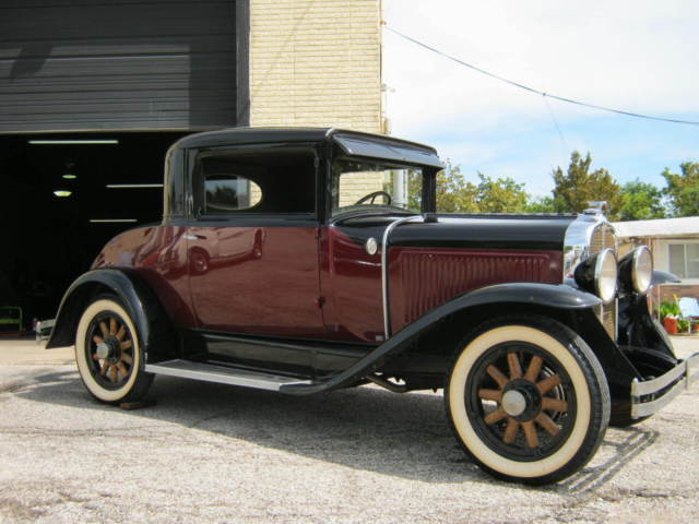 1929 pontiac coupe 3 window restored beautiful car, 6 cyl like model a