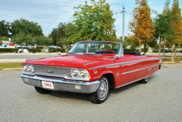 1963 ford galaxie 500 convertible factory 'z' code 390 big block 4-speed!
