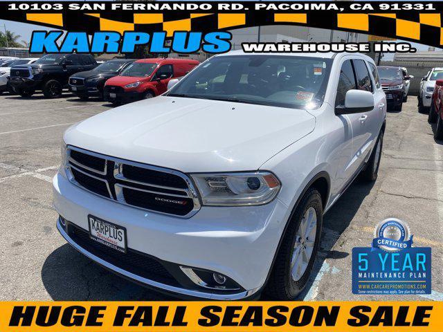 2020 dodge durango sxt rwd