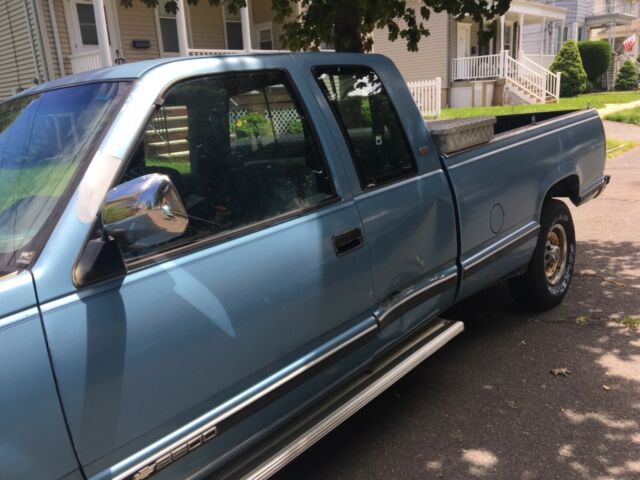 1991 chevrolet silverado c/k 2500 ext cab long body diamond plate tool box