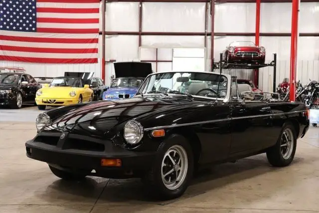 1975 mg mgb 79882 miles black convertible 4 cyl manual