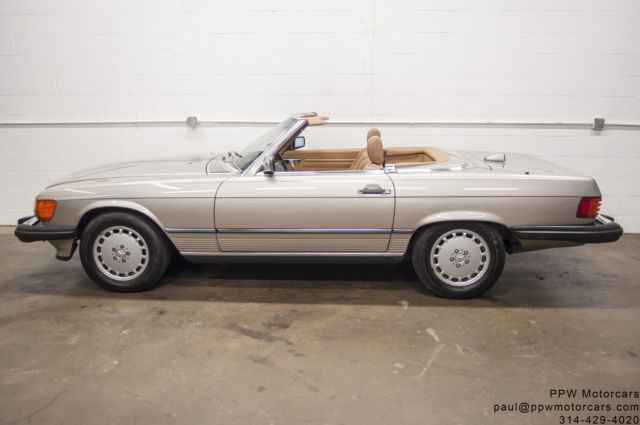 1987 mercedes-benz 560sl one owner! only 48,127 miles! original window sticker!