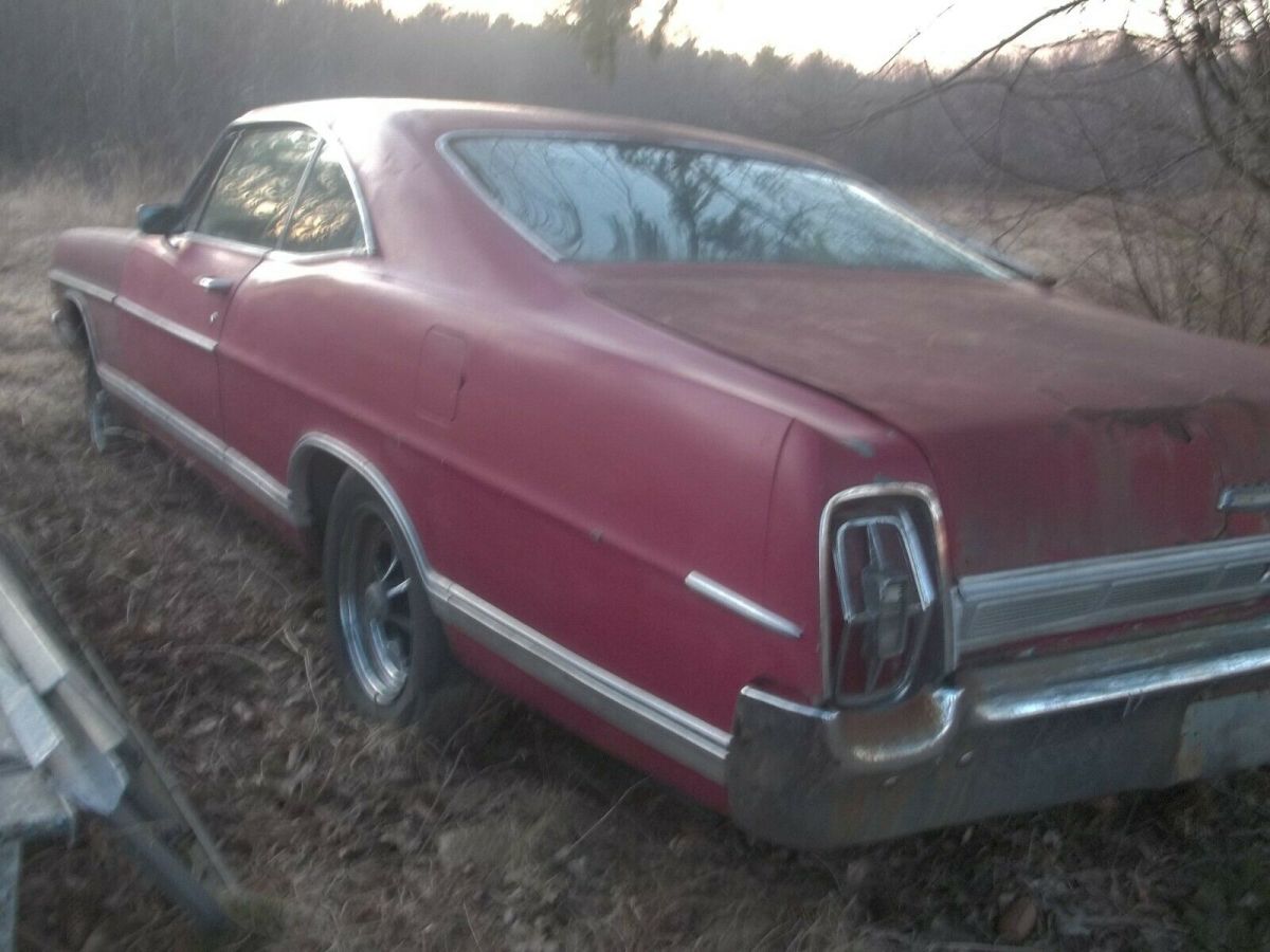 1967 ford galaxie 2 door fastback texas car. no drive line. great frame! was 390