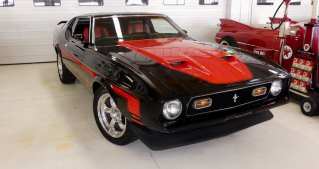 1972 ford mustang 13620 miles black 2 door hard top 351w automatic