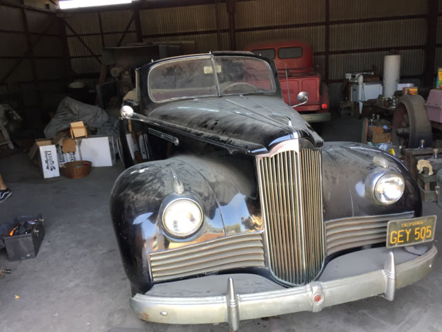 1942 packard 110 convertible 1 family preservation barn find!