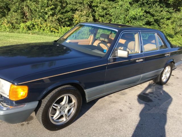 mercedes-benz 420sel - interior near mint! 140,000