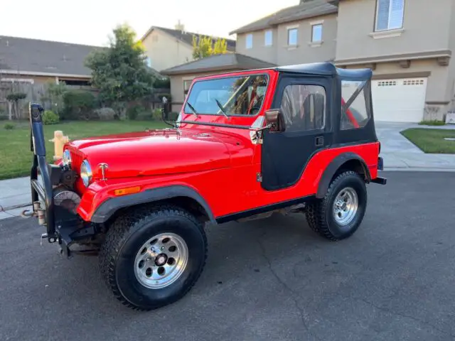 1978 jeep cj 5 orange 4wd manual cj5