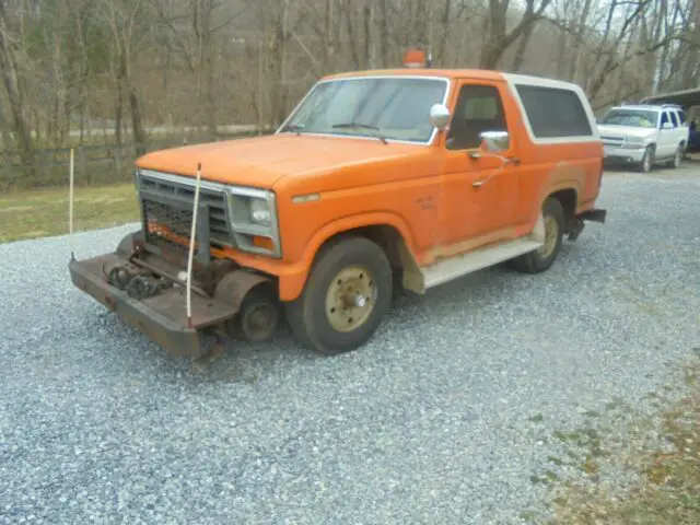 1986 ford bronco hy rail hi rail railroad