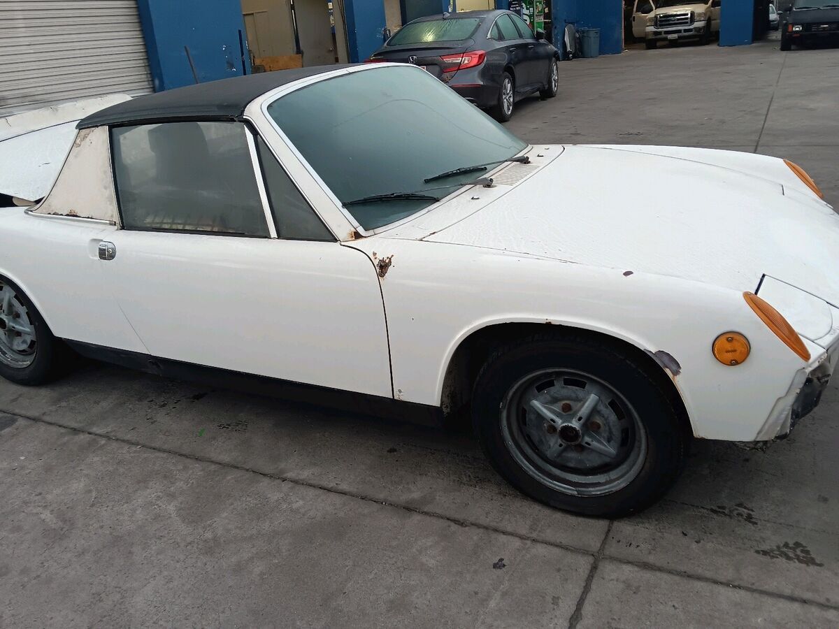 1973 porsche 914 sportscar white rwd manual