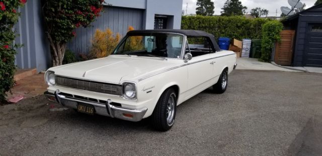 rare 1966 rambler american conv. 290ci v-8