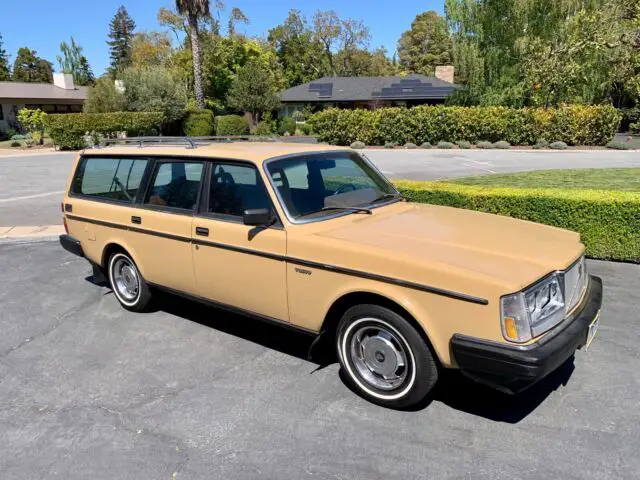 1985 volvo 245 wagon brown rwd automatic dl 245 240
