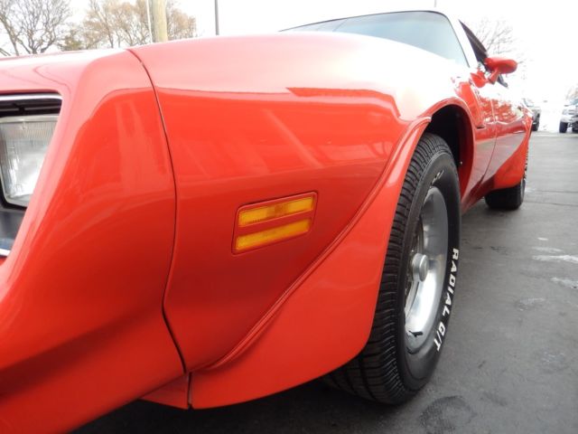 1977 pontiac trans am 1 owner buccaneer red match#s 400 4 speed ac