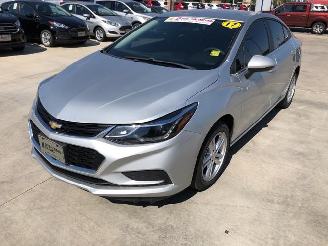 used 2017 chevrolet cruze lt sedan enid, ok 73703 for sale in enid, oklahoma