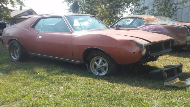 1973 &1974 amc javelin w/clear titles matching numbers