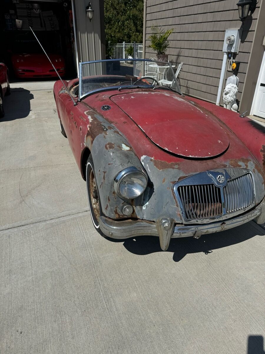 1957 mg mga convertible red