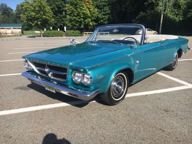 1963 chrysler 300 pacesetter convertible, original survivor 25k miles
