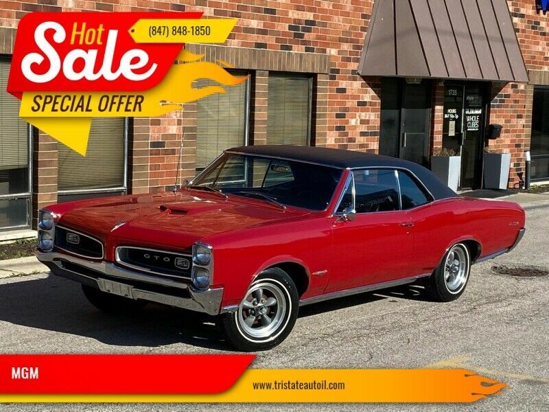 1966 pontiac gto realâ 242â vinâ numbersâ matchâ 389 4 speed hardtop