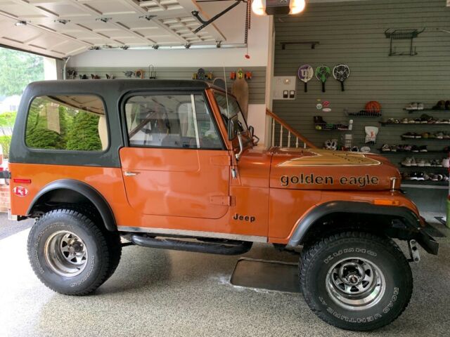 jeep cj7 golden eagle 1979 orange