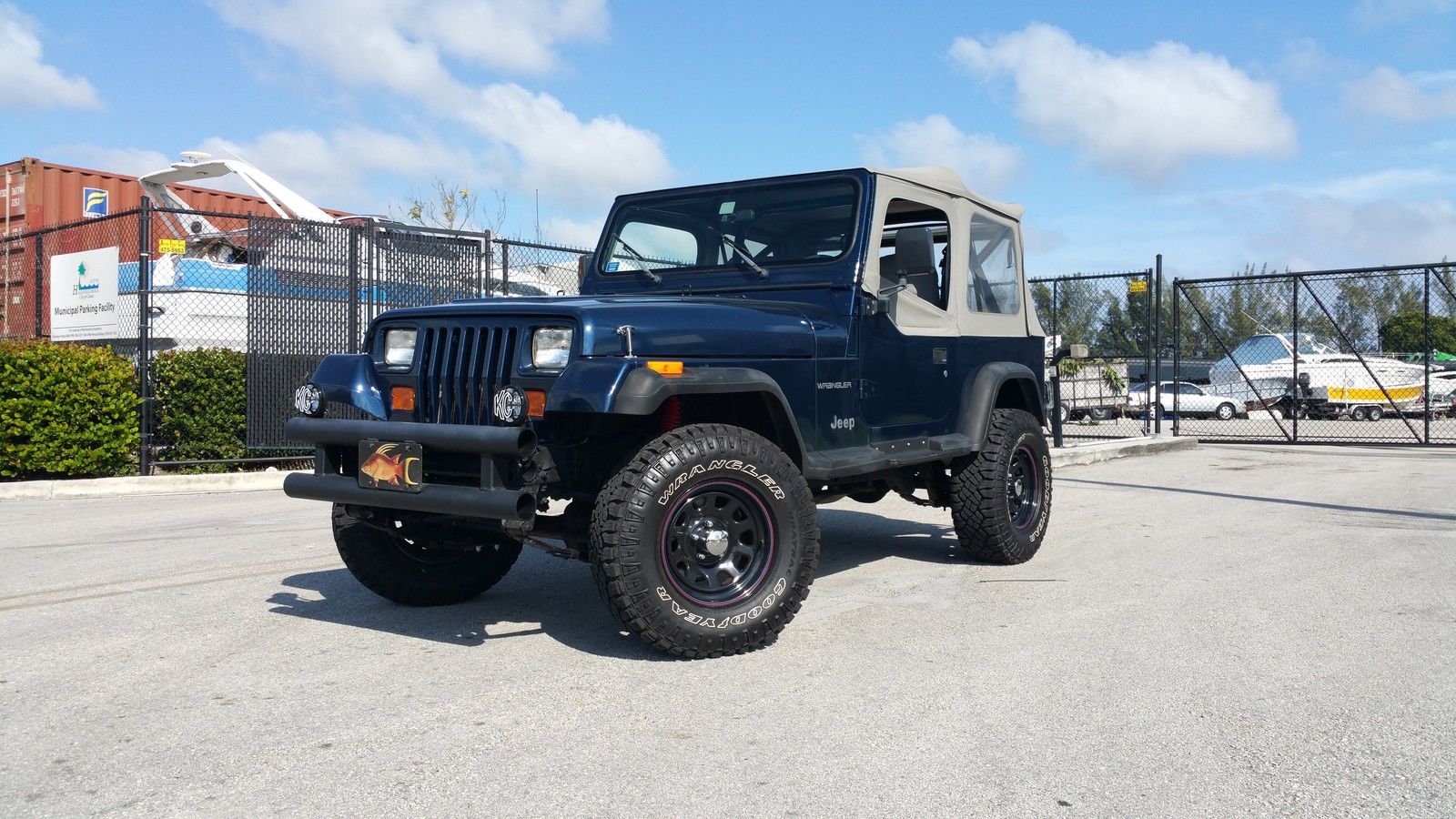 1990 jeep wrangler base sport utility 2-door 4.2l