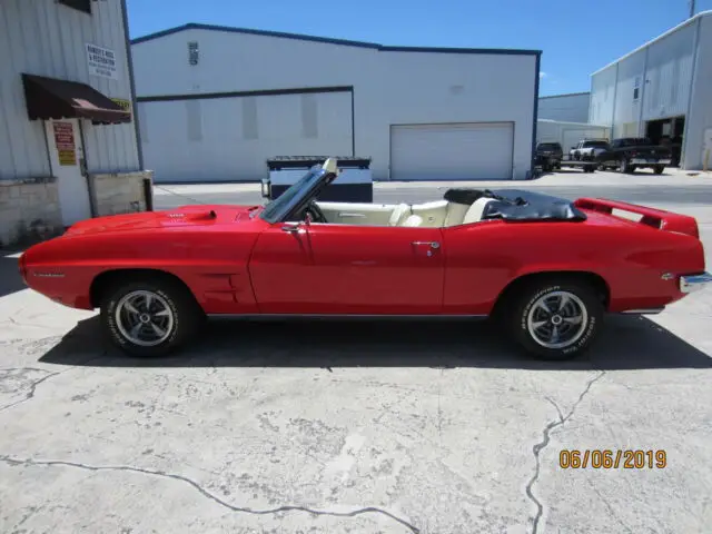 1969 pontiac firebird convertible - 400/335hp engine - new restoration completed