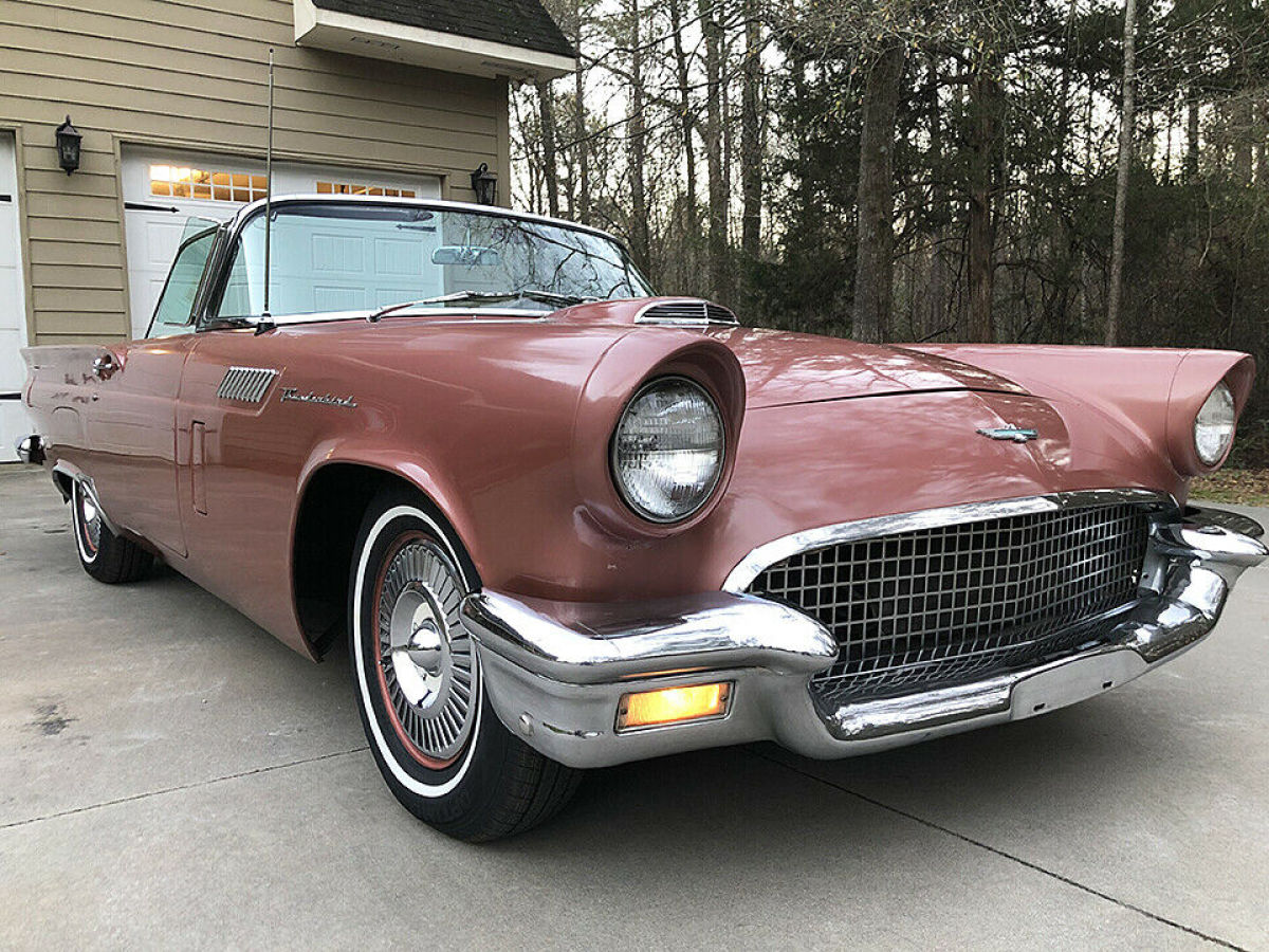 1957 ford thunderbird * e code * 20 factory options * numbers match