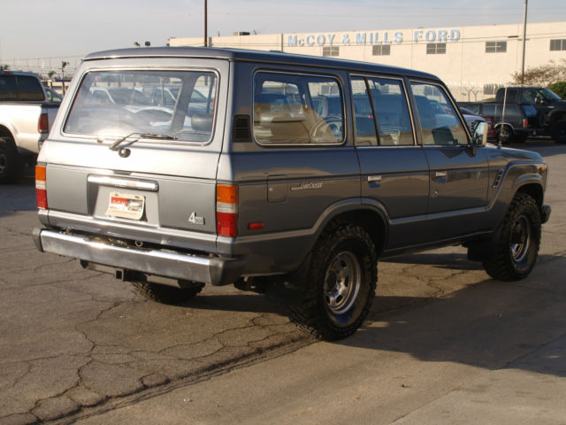 1988 toyota land cruiser fj62 4x4 rare very low miles barn yard find collectors