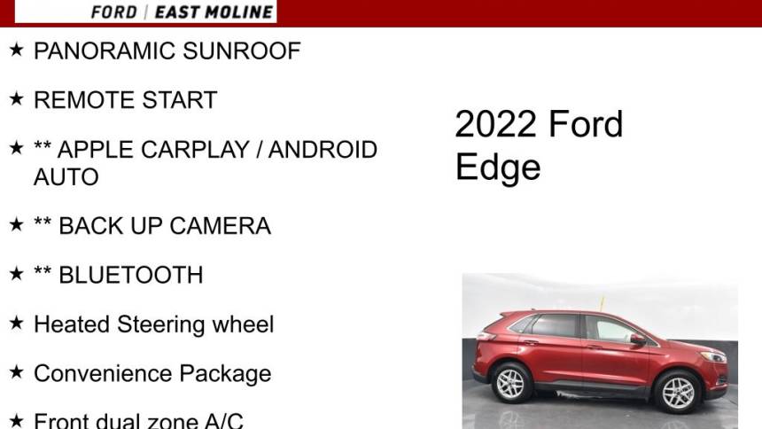 2022 ford edge sel