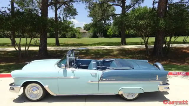 1955 chevrolet belair convertible 265 4bbl. power pack v8 & frame off restored