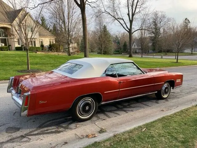 1976 cadillac fleetwood eldorado convertible, original with 6848 miles