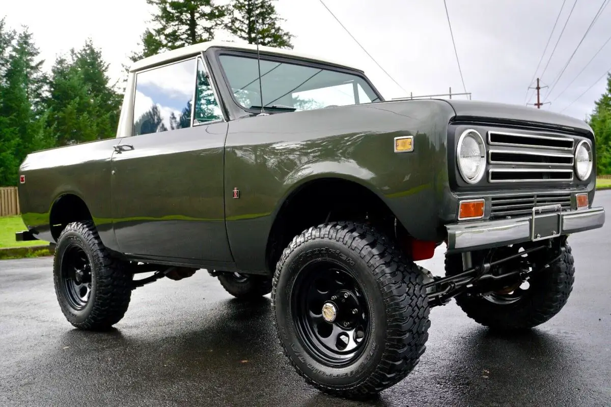 1971 international harvester scout 810 pickup 4x4