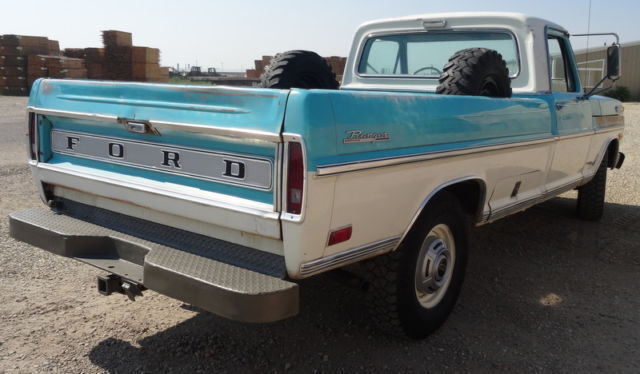 rare 1968 ford f250 ranger, all original, camper special