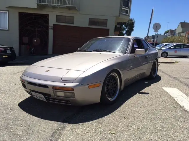 1988 porsche 944 turbo s - silver rose special edition