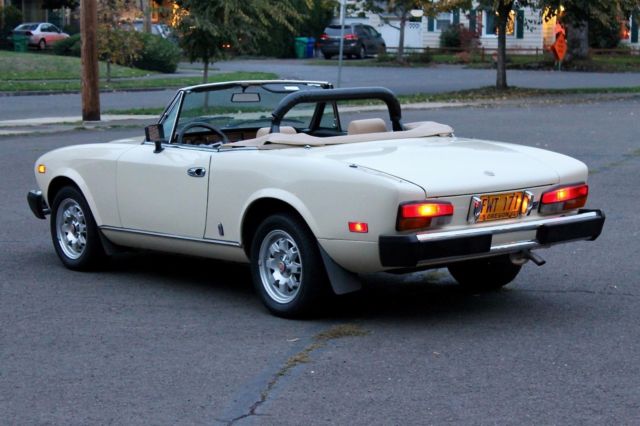 1981 fiat 124 spider 2000. 51k miles, always garaged, full records from new!