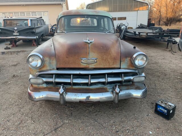 1954 chevrolet 150 wagon green rwd manual