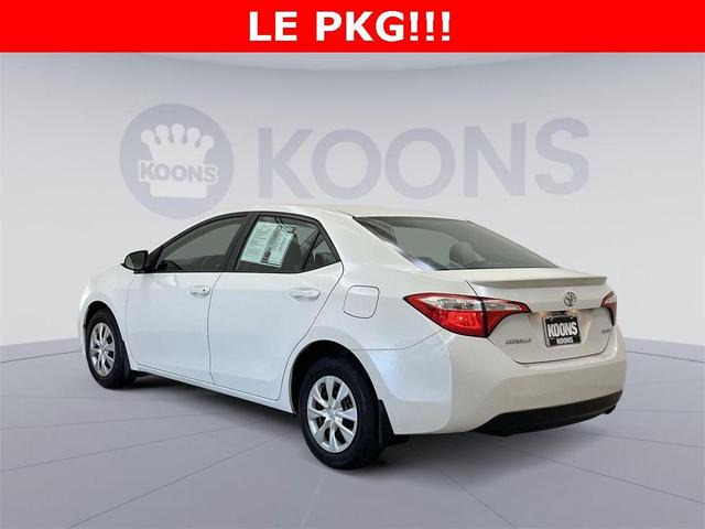 2016 toyota corolla le eco