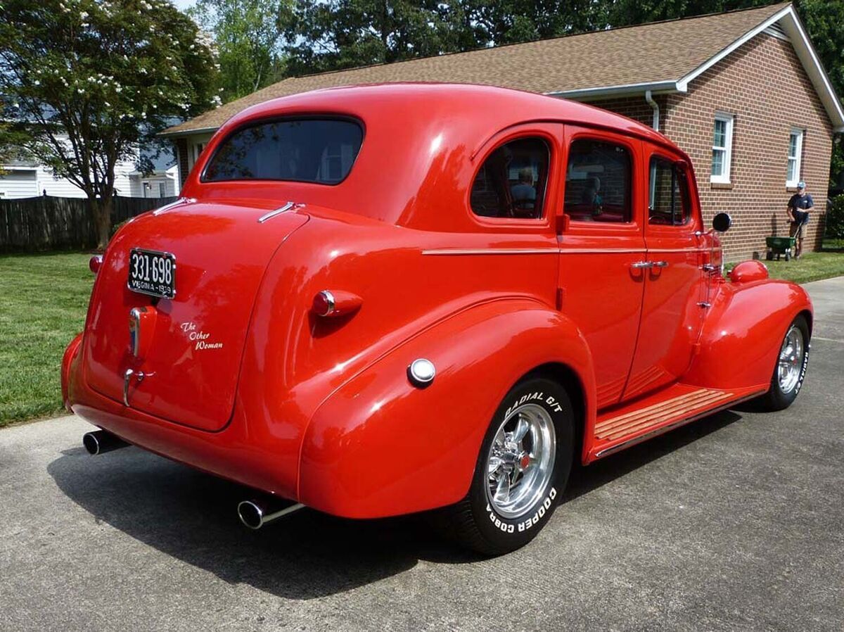 1939 chevy master deluxe sedan street rod 250-6 turbo 350 excellent condition