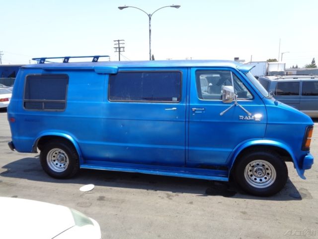 c 1984 dodge ram van b250 used 5.2l v8 16v no reserve