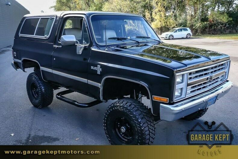 1985 chevrolet blazer k5 black suv 454 v8 36130 miles