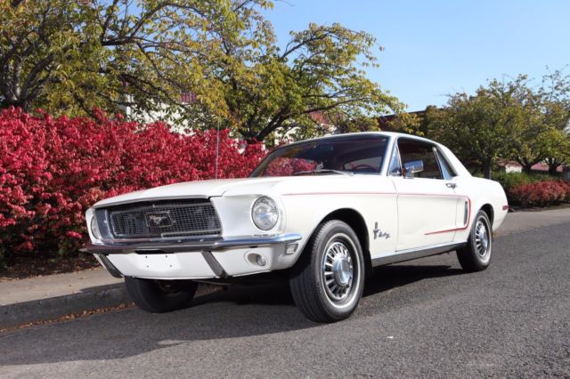 survivor 1968 ford mustang coupe sprint package a car, 289, auto, original paint