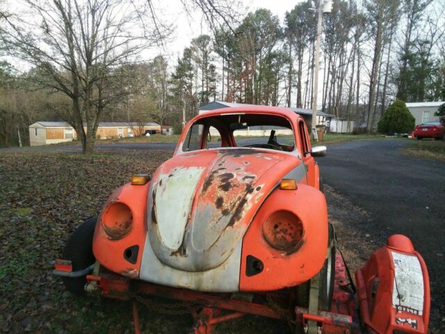 1974 vw bug beetle love bug edition pheonix rot red