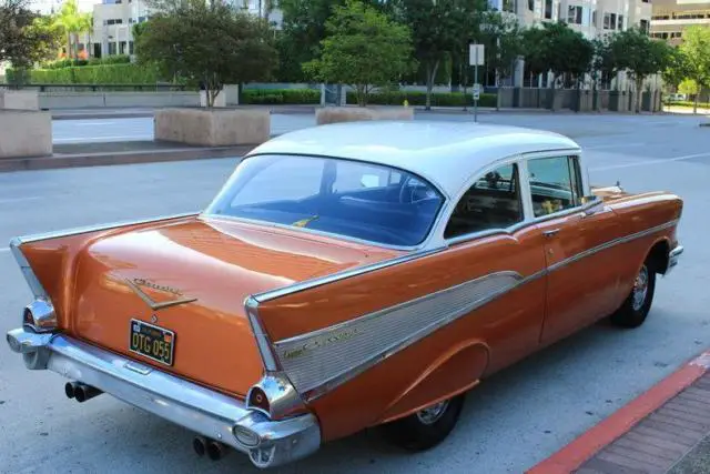 1957 chevrolet 210 21172 miles copper coupe 327 v8 automatic