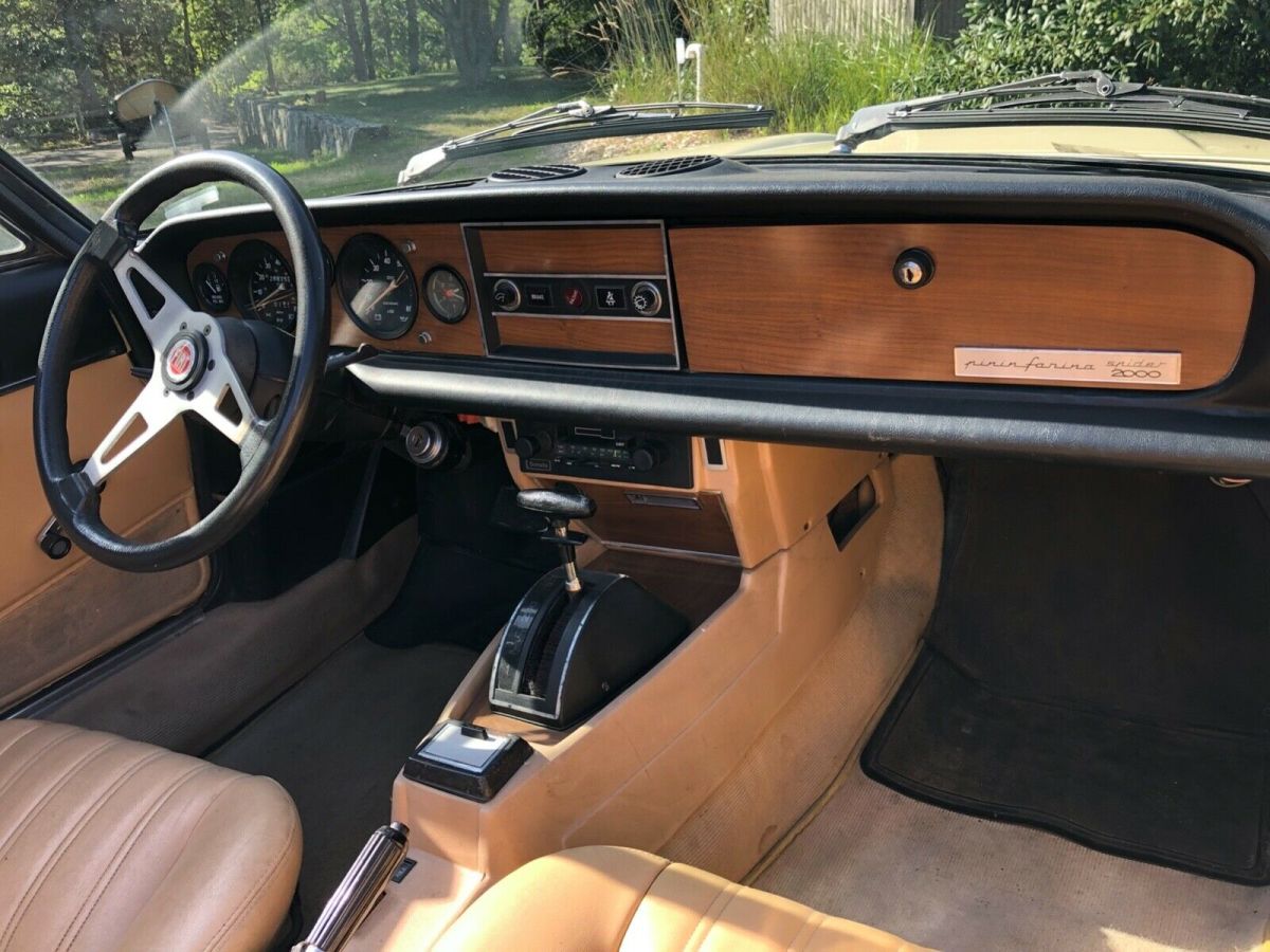 1980 fiat 124 spider convertible 2000cc rare automatic transmission