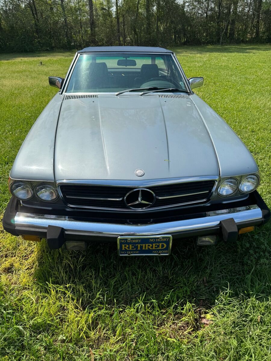 1982 mercedes-benz 380sl convertible blue sl