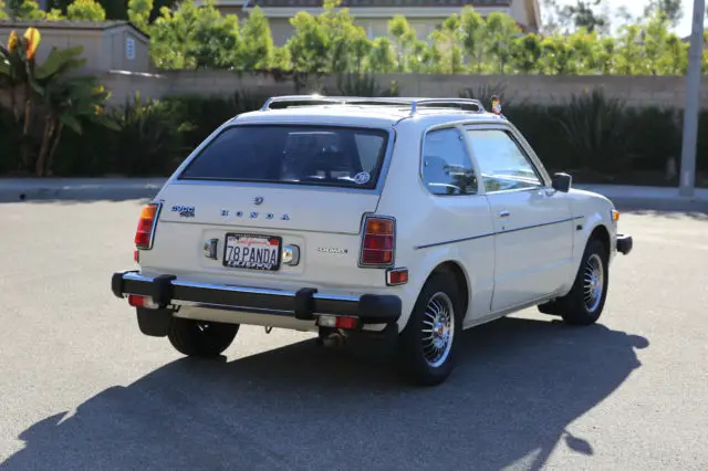 1978 honda civic cvcc 1.5l hondamatic white blue interior loaded accessories!!