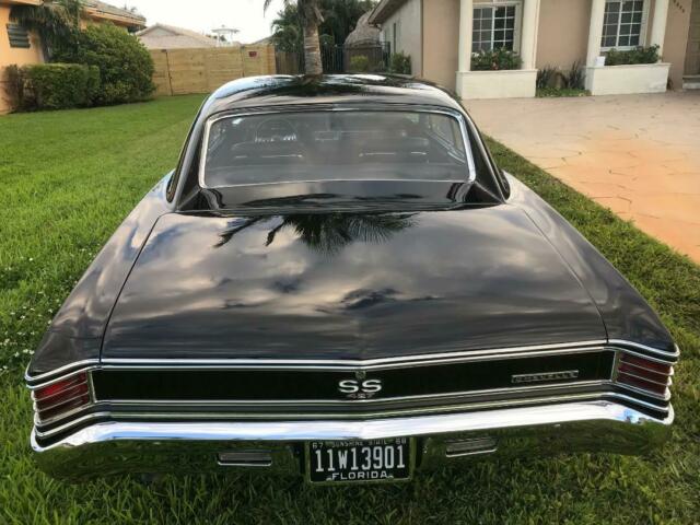 1967 black on black chevrolet "chevelle"