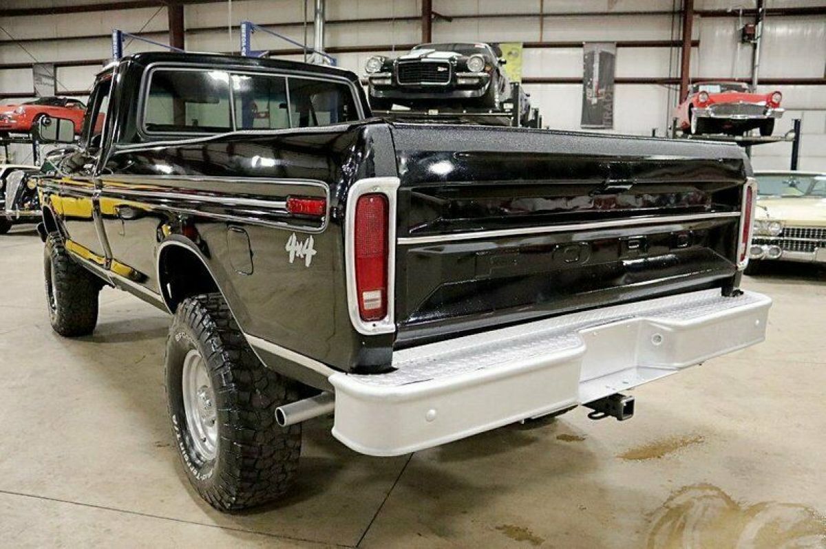 1978 ford f250 custom 85397 miles black pickup truck 400ci v8 4-speed manual
