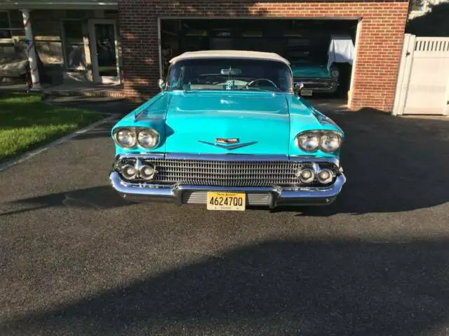 58 chevrolet impala convertible big block 348 280 hp with 3 deuces