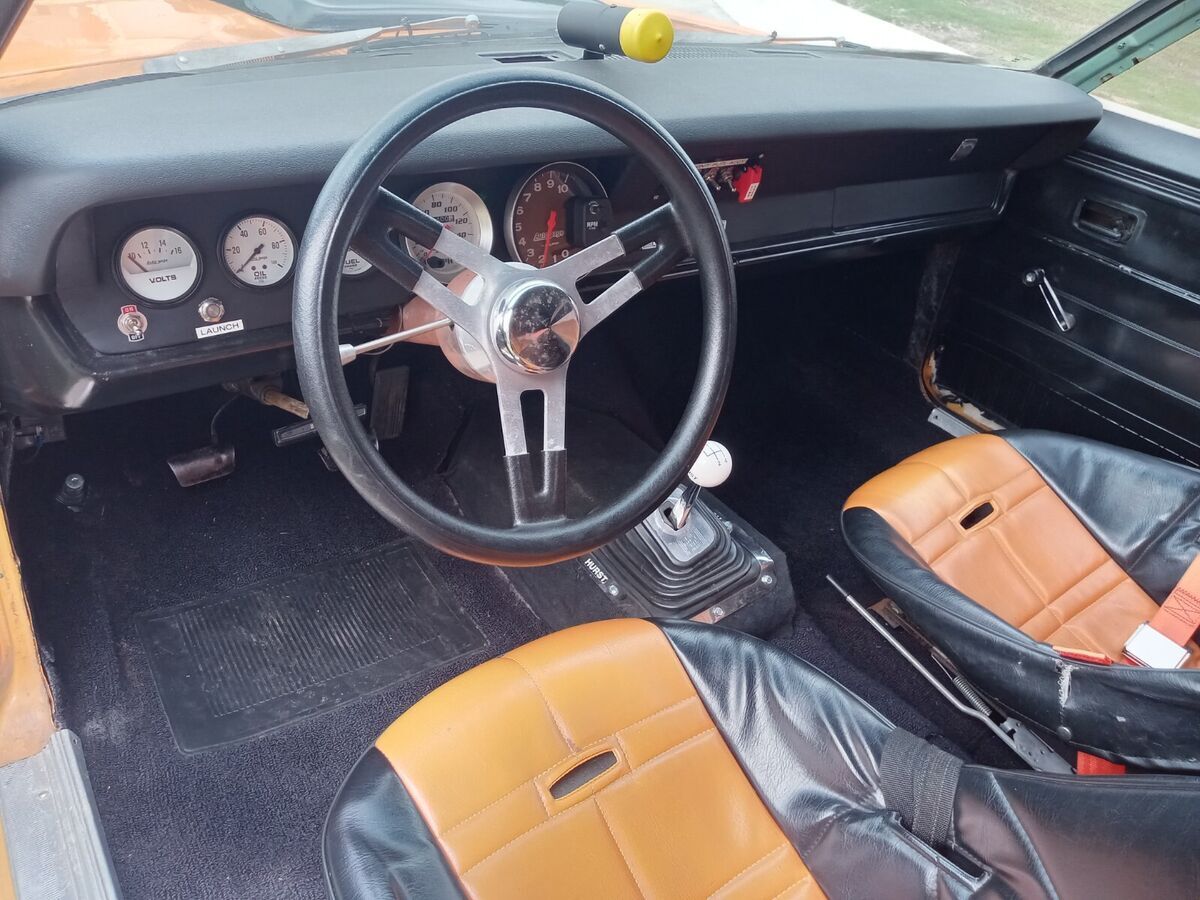 1974 dodge dart coupe orange dart sport