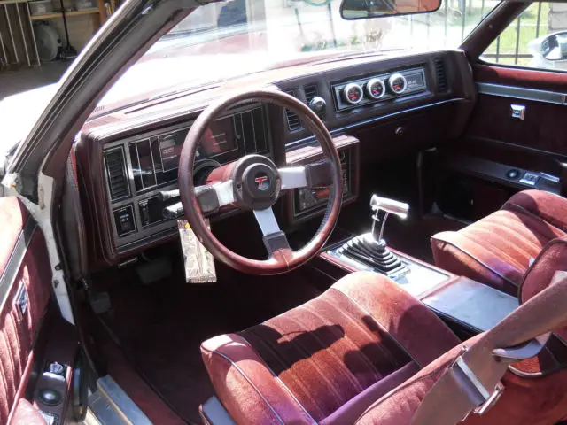 1987 buick regal t type with t tops
