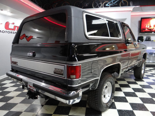 90 gmc jimmy sierra sle k5 4x4 full size suv low miles adult owned & very clean!
